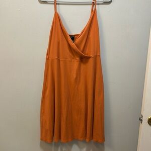 Orange spaghetti-strap Target minidress. Size XXL. Worn once.